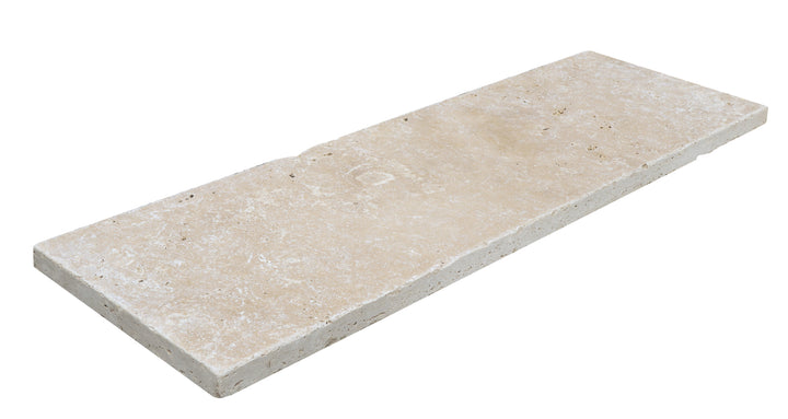 MARGELLE/MARCHE  TRAVERTIN BEIGE 3 CM BORD DROIT