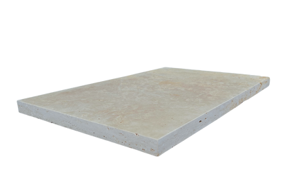 MARGELLE TRAVERTIN BEIGE 3 CM BORD DROIT